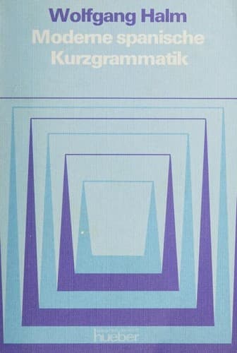 Cover image for Moderne spanische Kurzgrammatik.