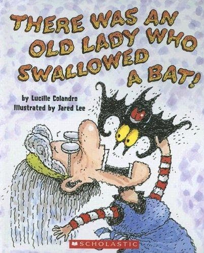 Cover image for There Was an Old Lady Who Swallowed a Bat!