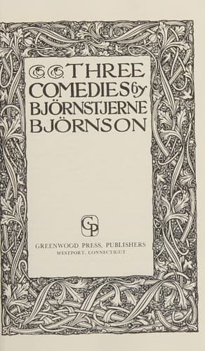 Cover image for Three comedies.