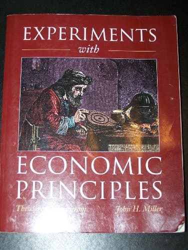 Cover image for Experiments with economic principles
