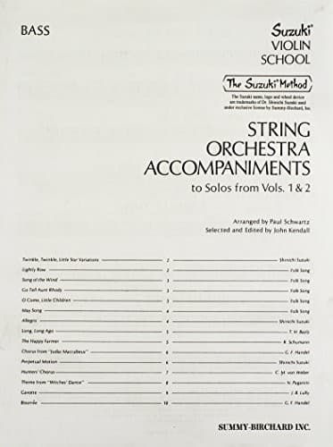 Cover image for String Orchestra Accompaniments to Solos