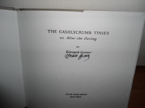 Cover image for Gashlycrumb Tinies