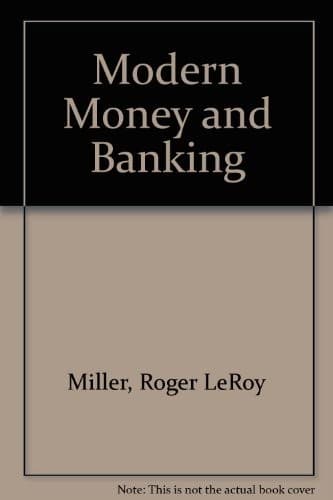 Cover image for Modern money and banking