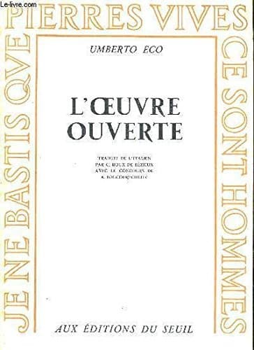 Cover image for L' oeuvre ouverte