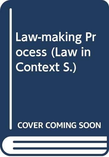 Cover image for The law-making process