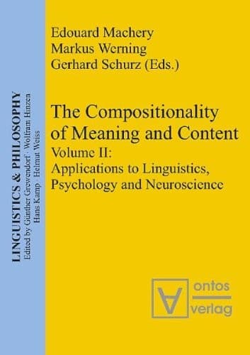 Cover image for The compositionality of meaning and content