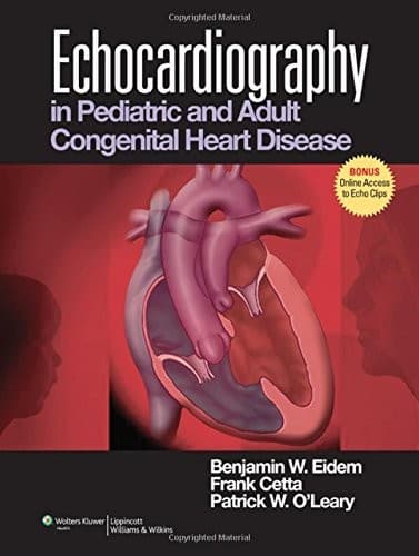 Cover image for Echocardiography in pediatric and adult congenital heart disease