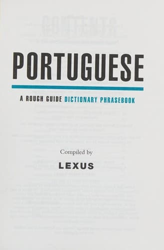 Cover image for The Rough Guide Portuguese Dictionary Phrasebook.