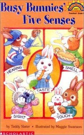 Cover image for Busy Bunnies' Five Senses (Hello Readers'. Science. Level 1)