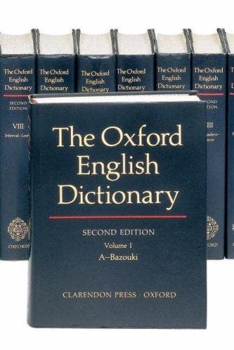 Cover image for The Oxford English dictionary.