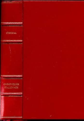 Cover image for Chroniques italiennes