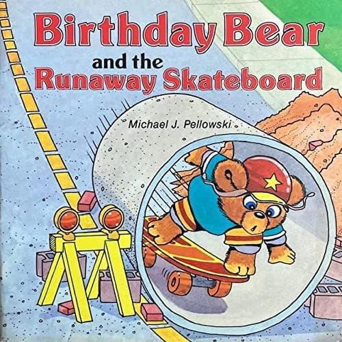 Cover image for Birthday bear and the runaway skateboard