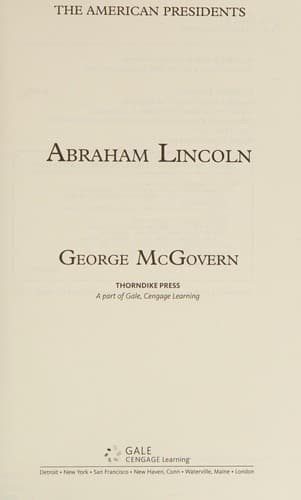 Cover image for Abraham Lincoln