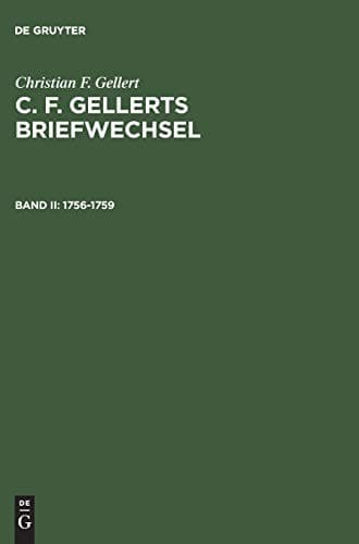 Cover image for C.F. Gellerts Briefwechsel