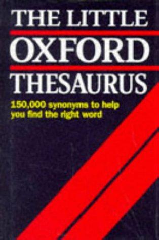 Cover image for The little Oxford thesaurus