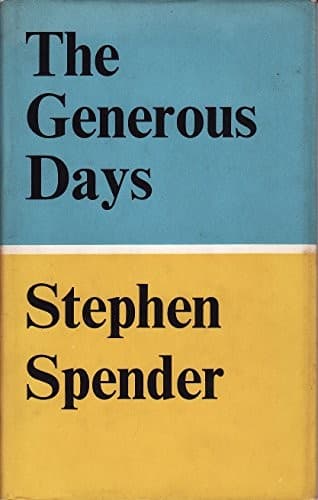 Cover image for The generous days.