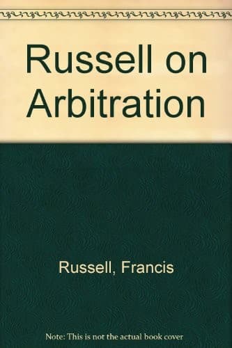 Cover image for Russell on arbitration