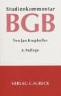 Cover image for Studienkommentar BGB