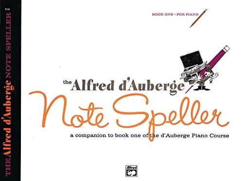Cover image for Alfred d'Auberge Piano Course Note Speller