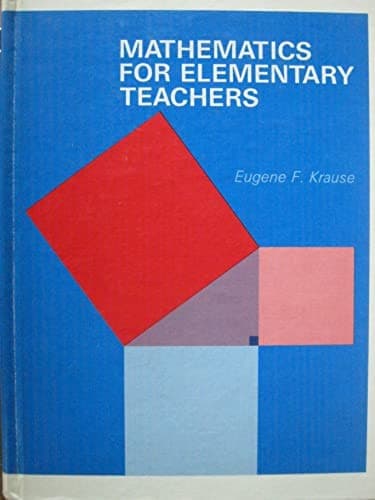 Cover image for Mathematics for elementary teachers