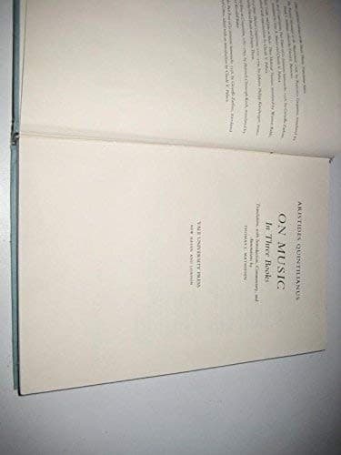 Cover image for On music, in three books