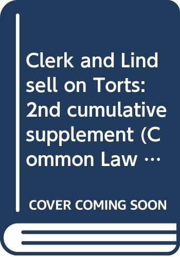 Cover image for Clerk & Lindsell on torts.