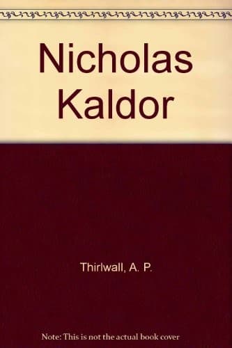 Cover image for Nicholas Kaldor