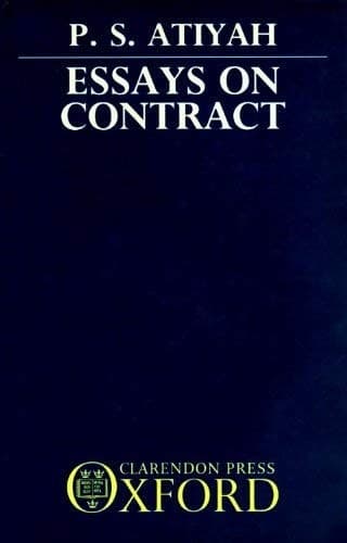 Cover image for Essays on contract