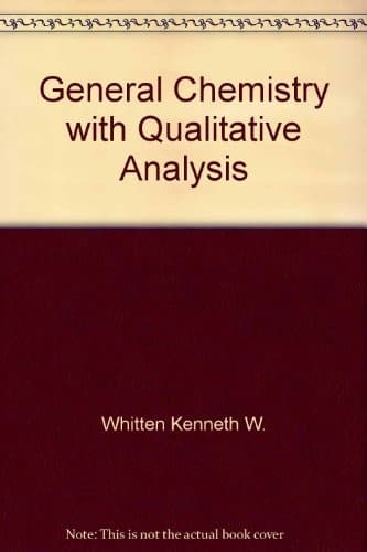 Cover image for General Chemistry with Qualitative Analysis