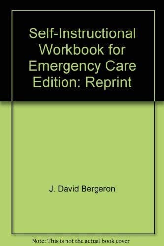 Cover image for Self-instructional workbook for emergency care