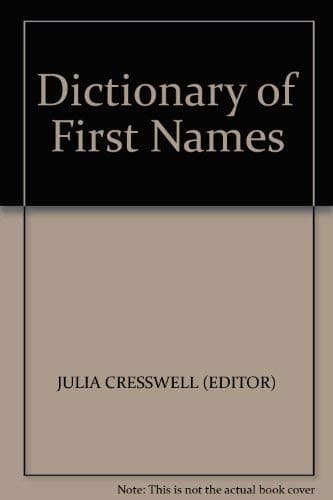 Cover image for Bloomsbury dictionary of first names