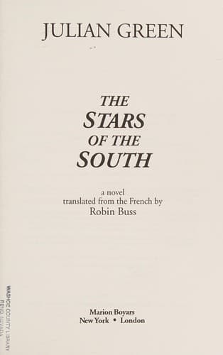Cover image for The stars ofthe south