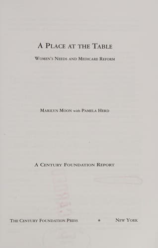 Cover image for A place at the table