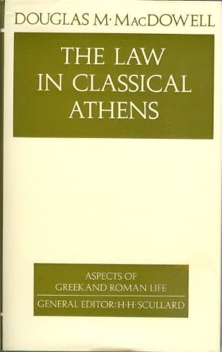 Cover image for The law in classical Athens