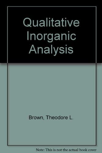 Cover image for Qualitative inorganic analysis