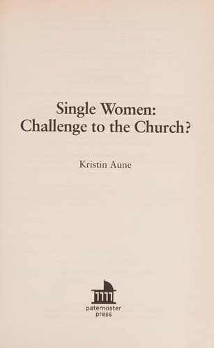 Cover image for Single women