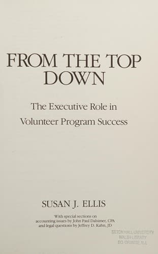 Cover image for From the top down