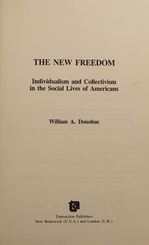 Cover image for The new freedom