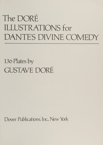 Cover image for The Doré illustrations for Dante'sDivine comedy.