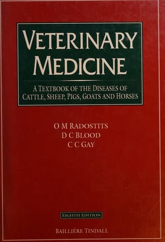 Cover image for Veterinary medicine