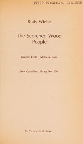 Cover image for The scorched-wood people