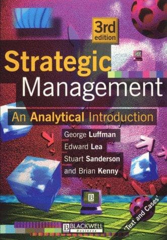 Cover image for Strategic management