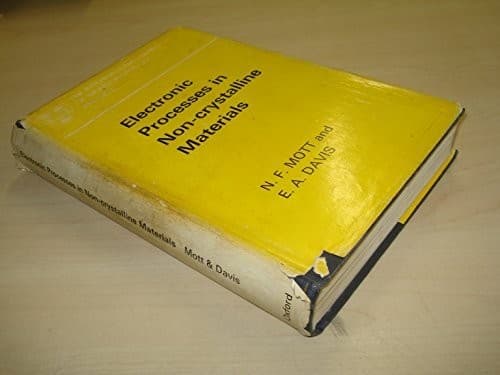 Cover image for Electronic processes in non-crystalline materials