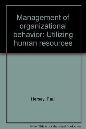 Cover image for Management of organizational behavior