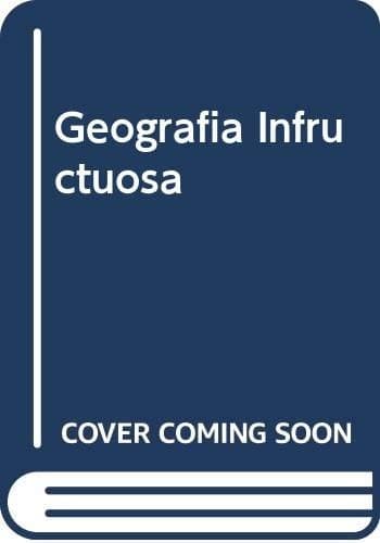 Cover image for Geografía infructuosa