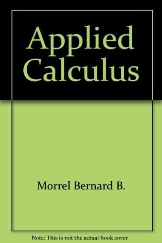 Cover image for Applied calculus