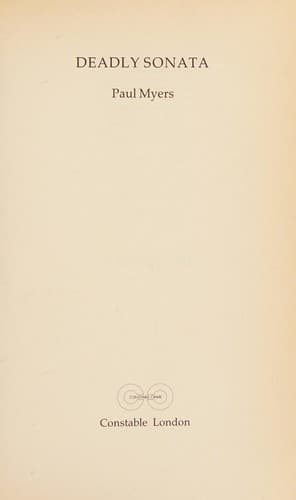 Cover image for Deadly sonata
