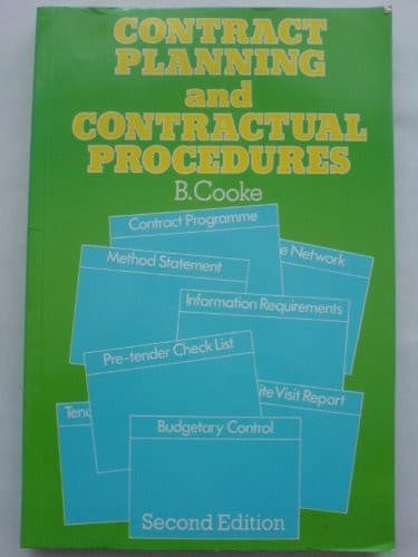 Cover image for Contract Planning and Contractual Procedures (Building & Surveying)