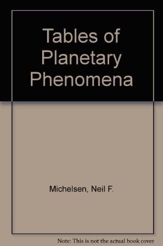 Cover image for Tables of Planetary Phenomena