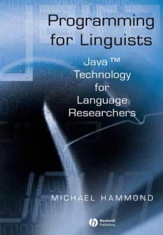 Cover image for Programming for linguists